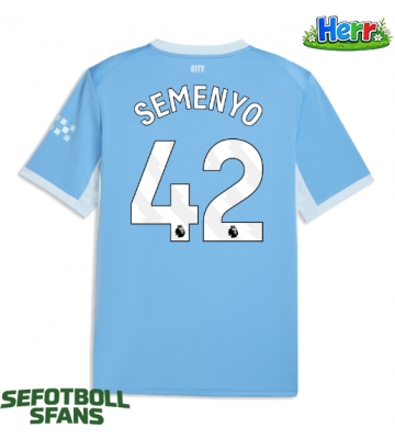 Manchester City Antoine Semenyo #42 Hemmatröja 2026-27 Kortärmad
